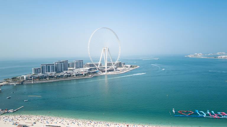 Dubai beach scene