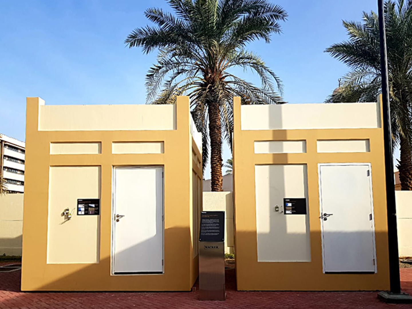 two model houses in Dubai