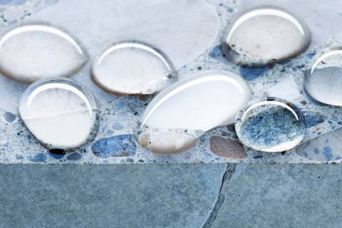 Water-repellent treatment of concrete