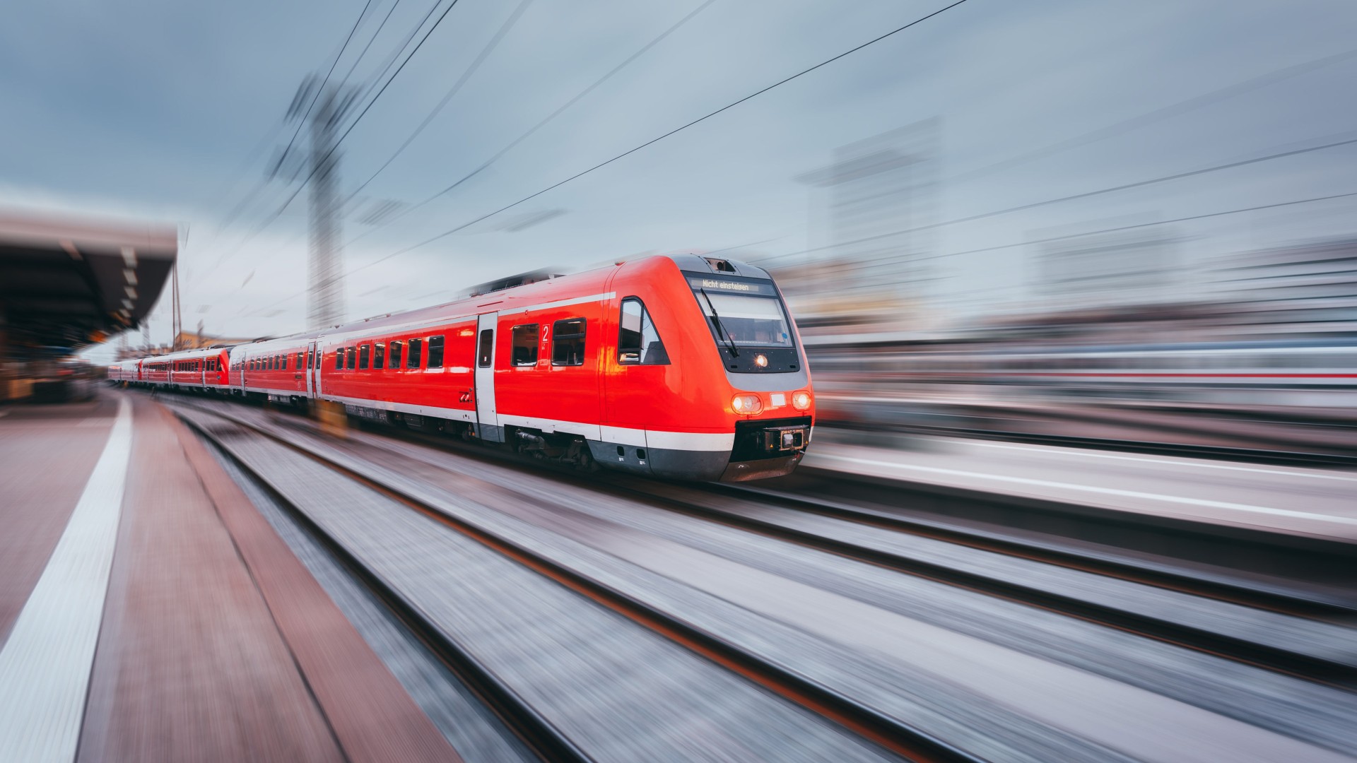 train on tracks