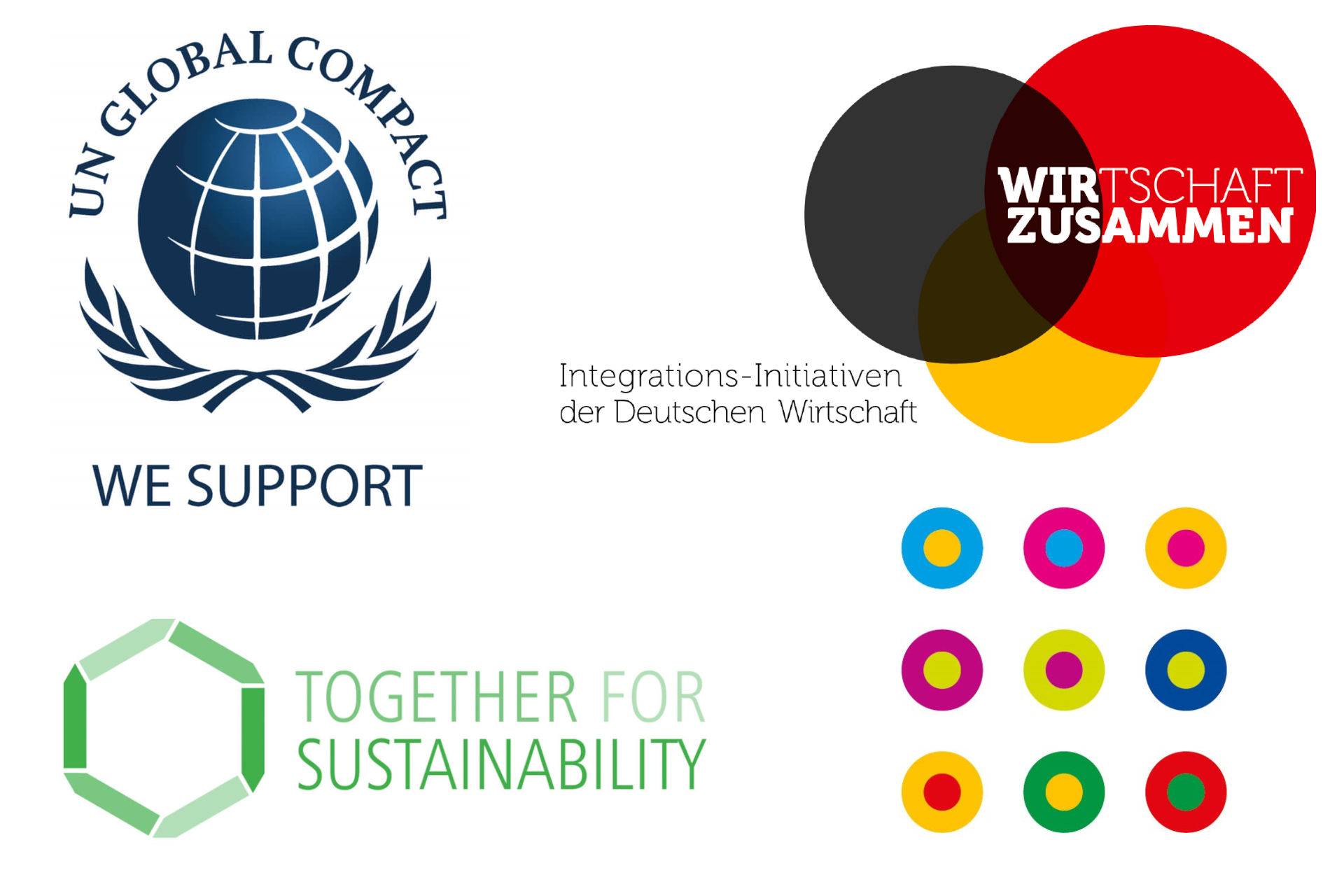 Logos verschiedener Initiativen