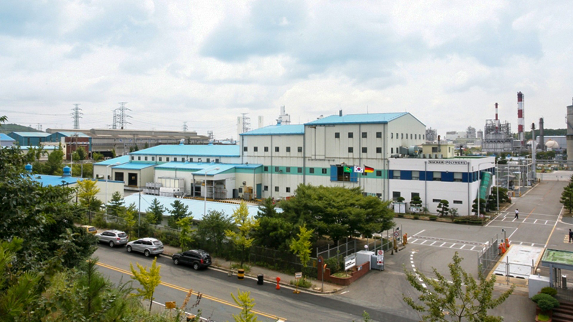 Exterior view of the production site in Ulsan