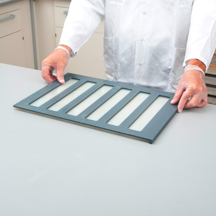 Laboratory assistant testing formulation