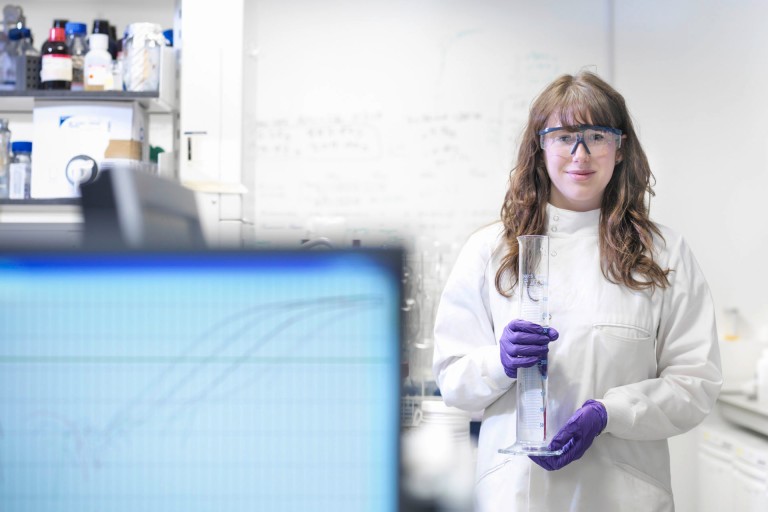 Mitarbeiter im Labor