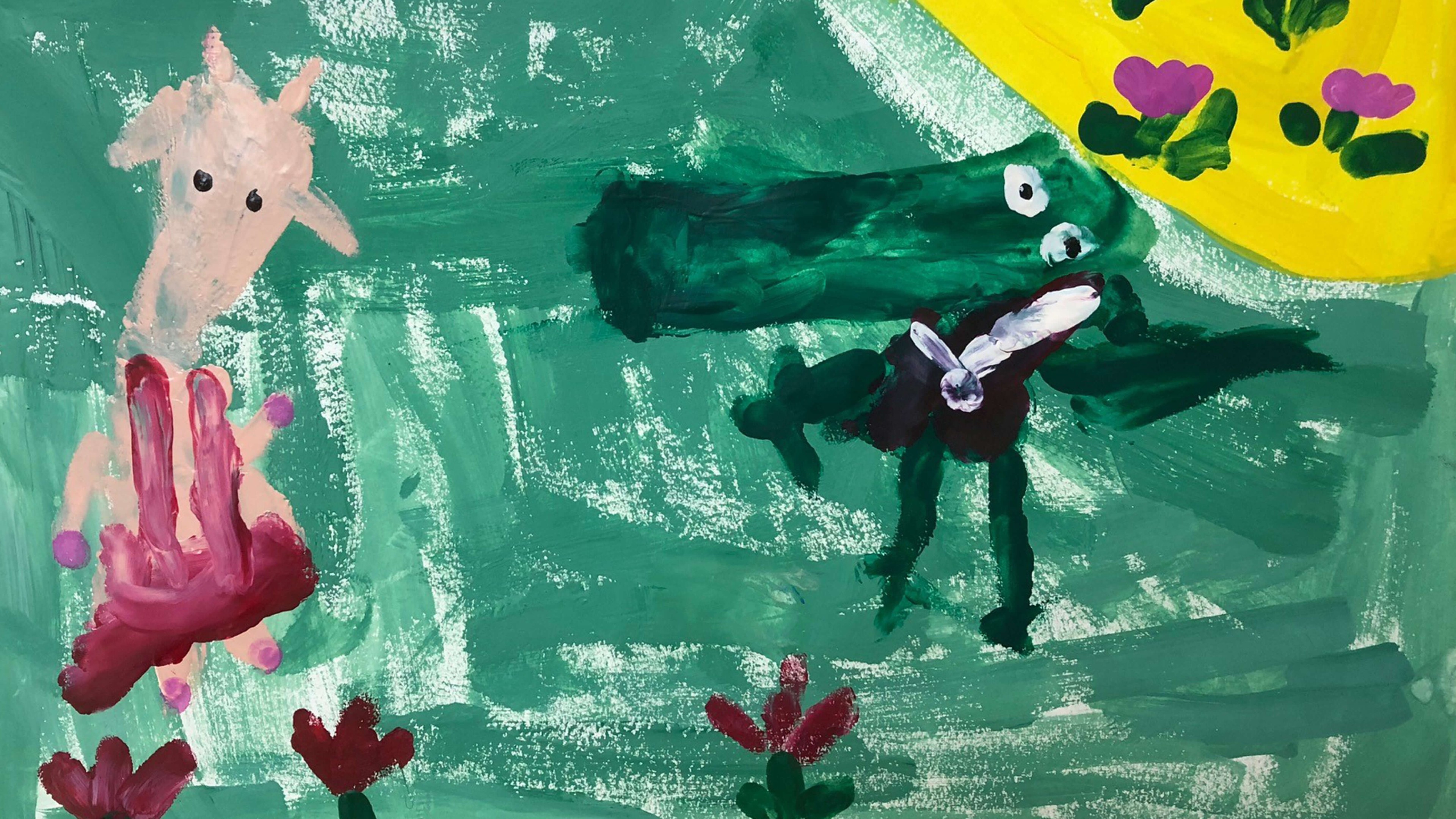 ein gemaltes Kinderbild