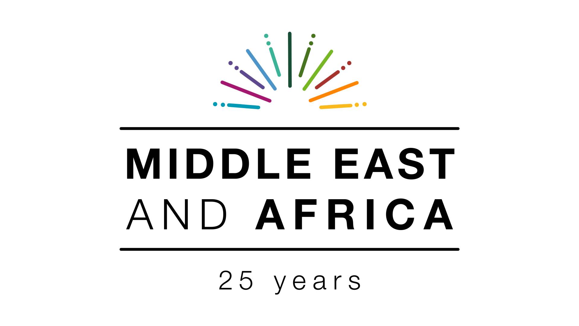 Logo 25 Years of WACKER Middle East & Africa on white background