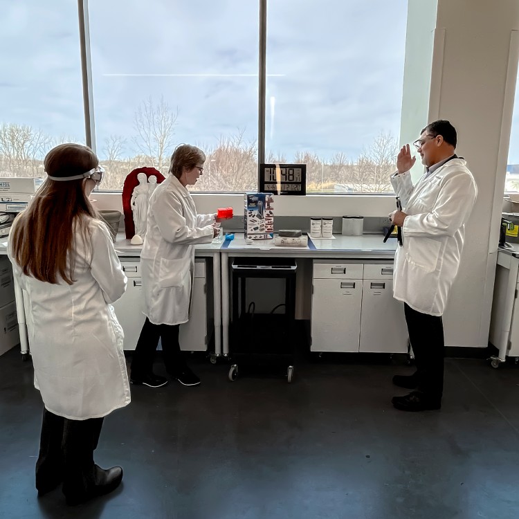 Scientist in lab
