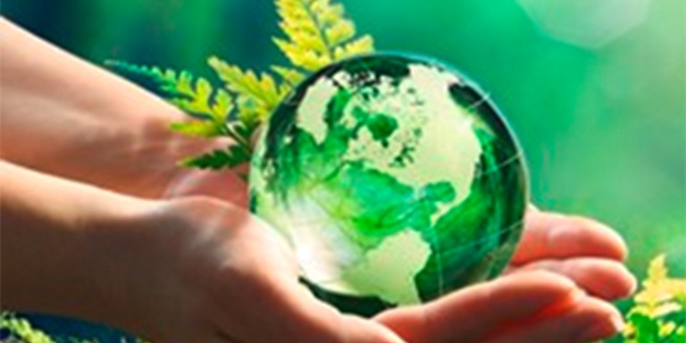 Big waterdrop on hands