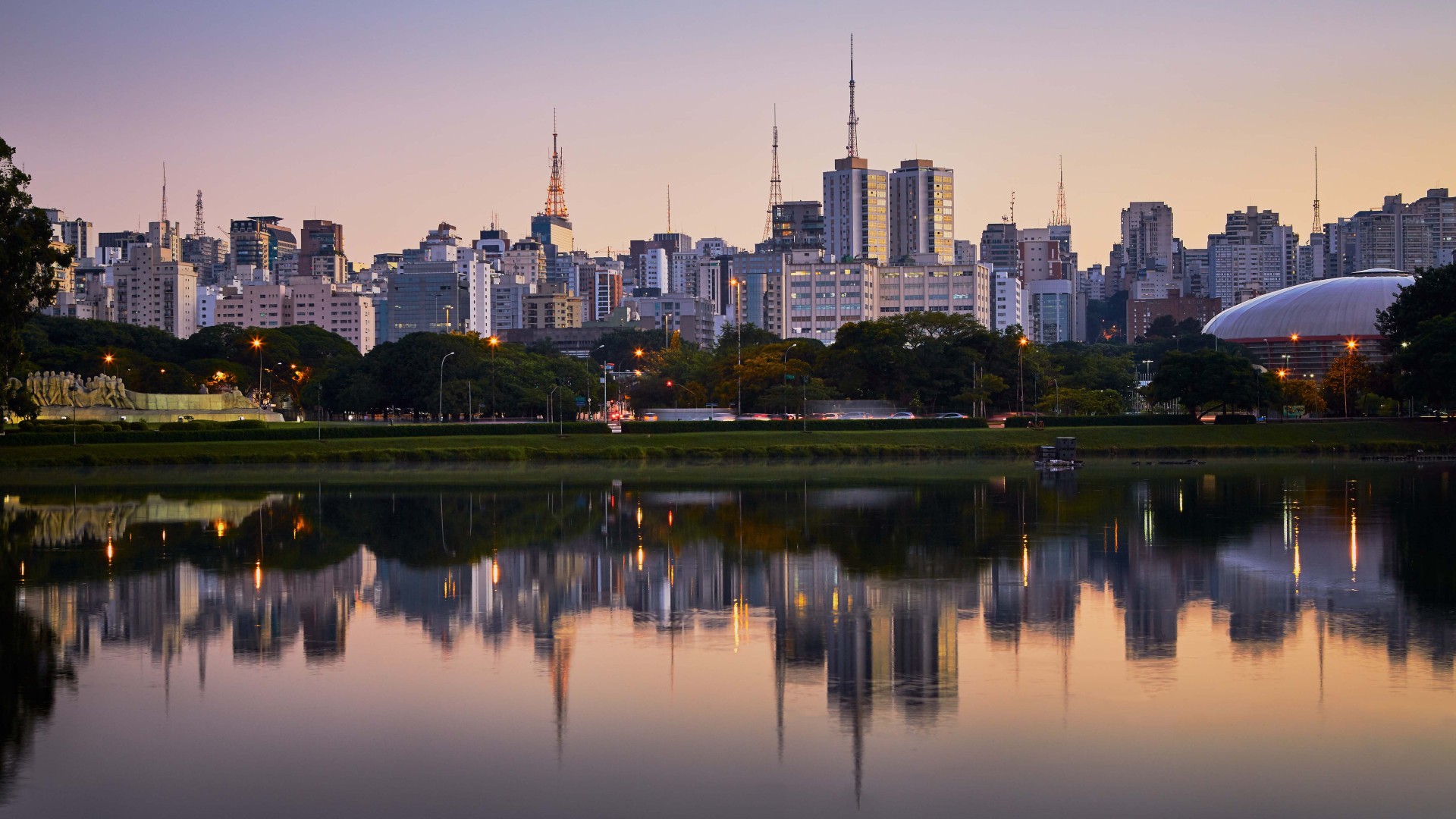 Sao Paulo vom Wasser aus