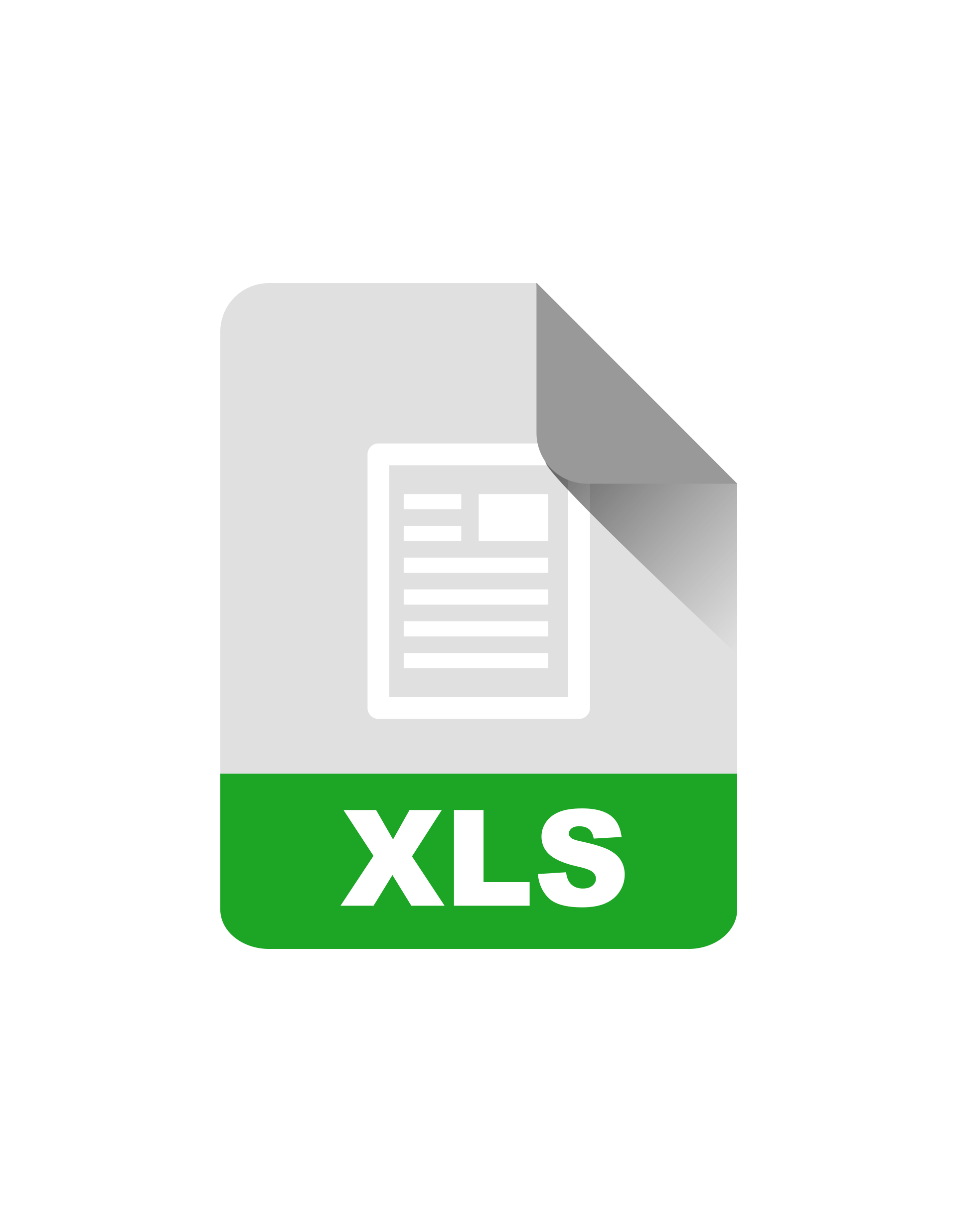 XLS文档图标