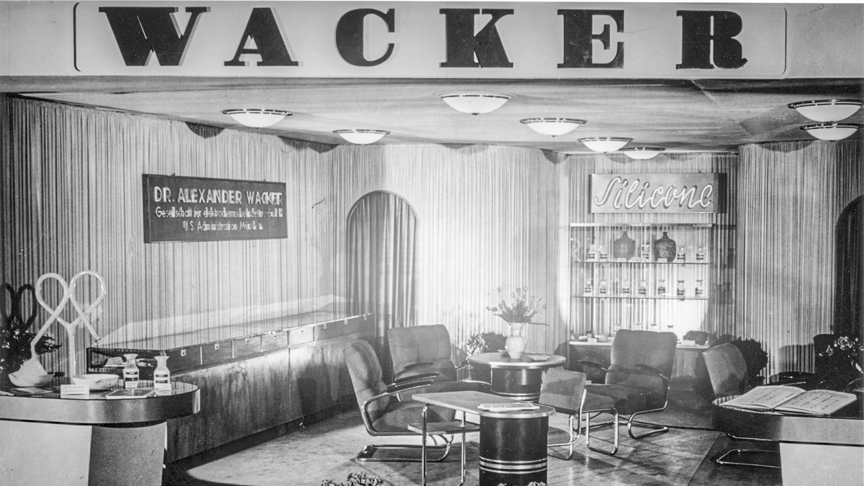 WACKER-Silicone 1952 auf der Hannover Messe