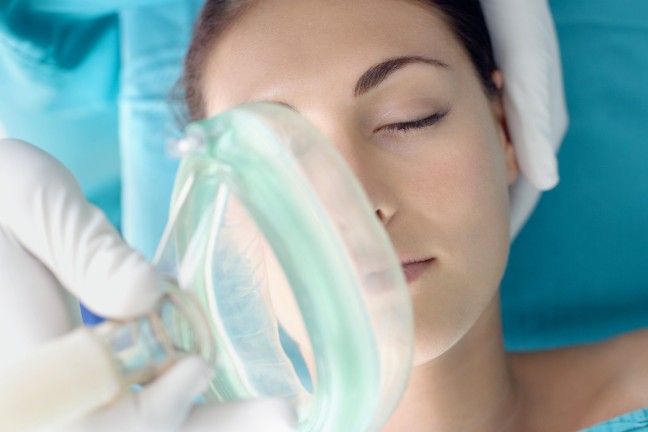 respirator and anesthesia mask