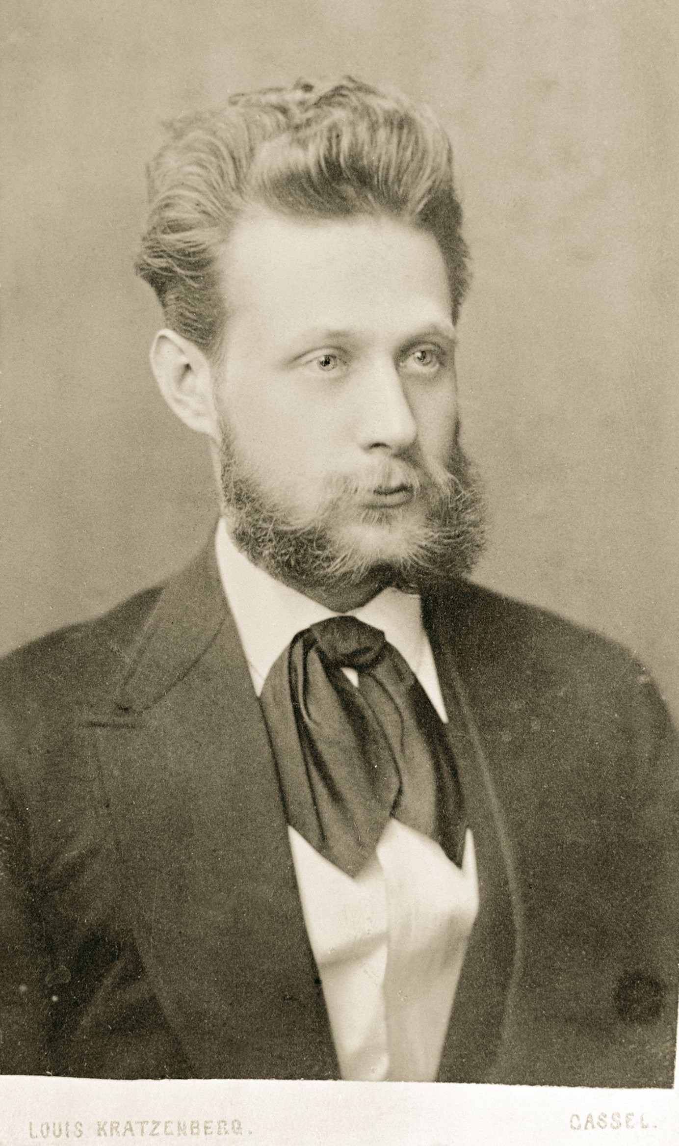 Alexander Wacker as a young entrepreneur in Kassel in 1874