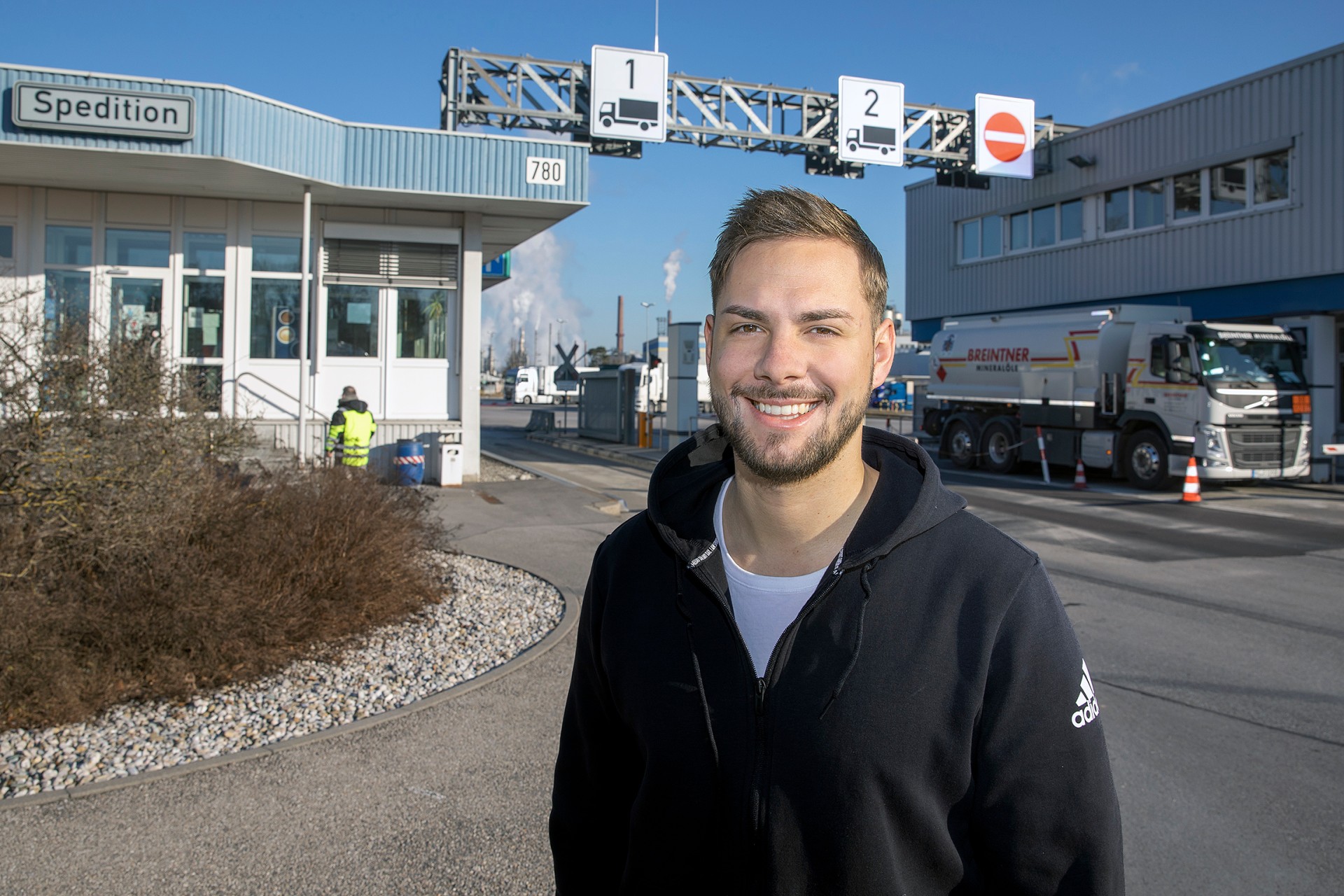 Sebastian Wei&szlig; bei WACKER im Werk Burghausen