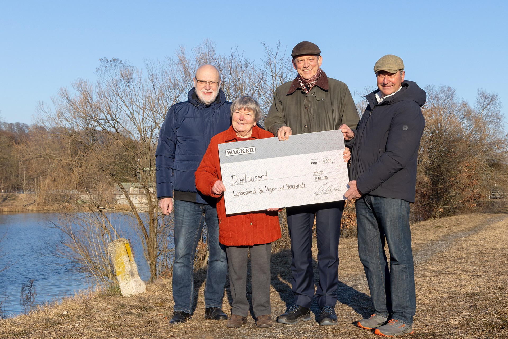 Spenden&uuml;bergabe Landesbund Vogel-Naturschutz