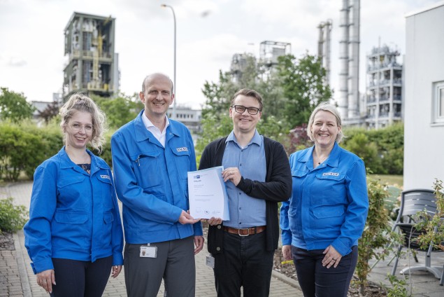 Übergabe Auszeichnung Ausbildungsbetrieb Nünchritz