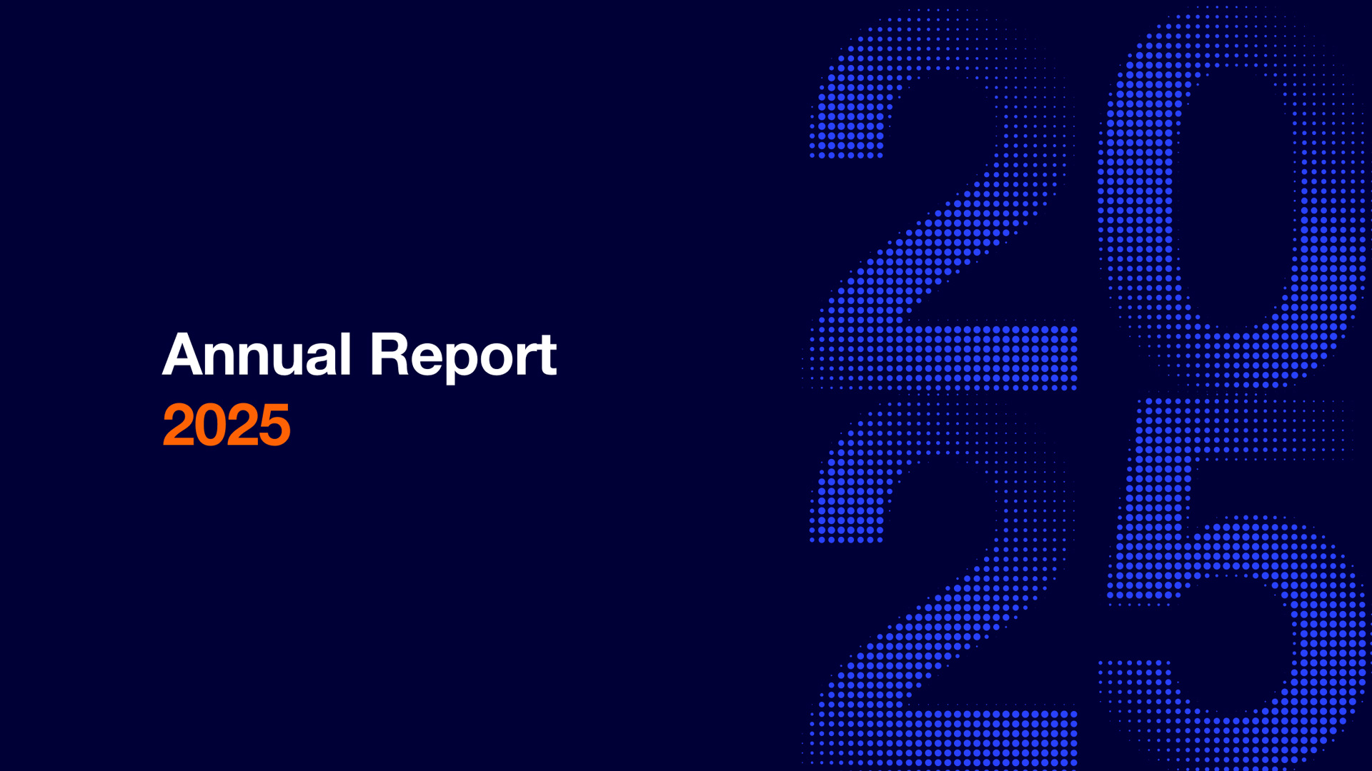 Annual Report 2025 - Key Visual